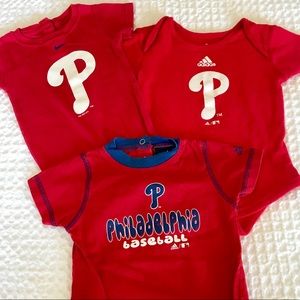 Philidelphia Phillies onesie Lot